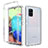 Custodia Silicone Trasparente Ultra Sottile Morbida Cover Fronte e Retro 360 Gradi Sfumato per Samsung Galaxy A71 4G A715 Chiaro