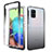 Custodia Silicone Trasparente Ultra Sottile Morbida Cover Fronte e Retro 360 Gradi Sfumato per Samsung Galaxy A71 4G A715 Grigio Scuro