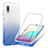 Custodia Silicone Trasparente Ultra Sottile Morbida Cover Fronte e Retro 360 Gradi Sfumato per Samsung Galaxy M02