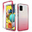 Custodia Silicone Trasparente Ultra Sottile Morbida Cover Fronte e Retro 360 Gradi Sfumato per Samsung Galaxy M40S Rosso