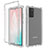 Custodia Silicone Trasparente Ultra Sottile Morbida Cover Fronte e Retro 360 Gradi Sfumato per Samsung Galaxy Note 20 5G