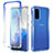 Custodia Silicone Trasparente Ultra Sottile Morbida Cover Fronte e Retro 360 Gradi Sfumato per Samsung Galaxy S20 Blu