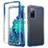Custodia Silicone Trasparente Ultra Sottile Morbida Cover Fronte e Retro 360 Gradi Sfumato per Samsung Galaxy S20 FE 4G Blu