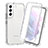 Custodia Silicone Trasparente Ultra Sottile Morbida Cover Fronte e Retro 360 Gradi Sfumato per Samsung Galaxy S21 FE 5G