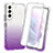 Custodia Silicone Trasparente Ultra Sottile Morbida Cover Fronte e Retro 360 Gradi Sfumato per Samsung Galaxy S21 FE 5G