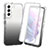 Custodia Silicone Trasparente Ultra Sottile Morbida Cover Fronte e Retro 360 Gradi Sfumato per Samsung Galaxy S23 5G Nero