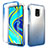 Custodia Silicone Trasparente Ultra Sottile Morbida Cover Fronte e Retro 360 Gradi Sfumato per Xiaomi Poco M2 Pro Blu