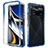 Custodia Silicone Trasparente Ultra Sottile Morbida Cover Fronte e Retro 360 Gradi Sfumato per Xiaomi Poco X4 Pro 5G Blu