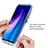 Custodia Silicone Trasparente Ultra Sottile Morbida Cover Fronte e Retro 360 Gradi Sfumato per Xiaomi Redmi Note 8 (2021)
