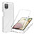 Custodia Silicone Trasparente Ultra Sottile Morbida Cover Fronte e Retro 360 Gradi Sfumato YB1 per Samsung Galaxy M12