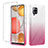 Custodia Silicone Trasparente Ultra Sottile Morbida Cover Fronte e Retro 360 Gradi Sfumato YB2 per Samsung Galaxy A42 5G Rosa