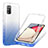 Custodia Silicone Trasparente Ultra Sottile Morbida Cover Fronte e Retro 360 Gradi Sfumato ZJ1 per Samsung Galaxy A03s