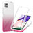 Custodia Silicone Trasparente Ultra Sottile Morbida Cover Fronte e Retro 360 Gradi Sfumato ZJ1 per Samsung Galaxy A22 5G Rosa