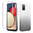 Custodia Silicone Trasparente Ultra Sottile Morbida Cover Fronte e Retro 360 Gradi Sfumato ZJ2 per Samsung Galaxy A02s Nero