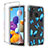 Custodia Silicone Trasparente Ultra Sottile Morbida Cover Fronte e Retro 360 JX1 per Samsung Galaxy A21 Blu