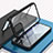 Custodia Silicone Trasparente Ultra Sottile Morbida Cover Fronte e Retro 360 LK1 per Apple iPhone 13 Pro Max