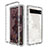 Custodia Silicone Trasparente Ultra Sottile Morbida Cover Fronte e Retro 360 per Google Pixel 7 Pro 5G Bianco