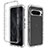 Chiaro Custodia Silicone Trasparente Ultra Sottile Morbida Cover Fronte e Retro 360 per Google Pixel 8 Pro 5G Chiaro