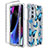 Custodia Silicone Trasparente Ultra Sottile Morbida Cover Fronte e Retro 360 per Motorola Moto Edge X30 5G Blu