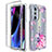 Custodia Silicone Trasparente Ultra Sottile Morbida Cover Fronte e Retro 360 per Motorola Moto Edge X30 5G Rosa Caldo