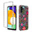 Custodia Silicone Trasparente Ultra Sottile Morbida Cover Fronte e Retro 360 per Samsung Galaxy A13 5G Rosso