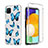 Custodia Silicone Trasparente Ultra Sottile Morbida Cover Fronte e Retro 360 per Samsung Galaxy A22 5G Blu