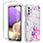 Custodia Silicone Trasparente Ultra Sottile Morbida Cover Fronte e Retro 360 per Samsung Galaxy A32 5G Rosa