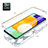 Custodia Silicone Trasparente Ultra Sottile Morbida Cover Fronte e Retro 360 per Samsung Galaxy A52 5G