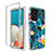Custodia Silicone Trasparente Ultra Sottile Morbida Cover Fronte e Retro 360 per Samsung Galaxy A53 5G Cielo Blu