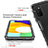 Custodia Silicone Trasparente Ultra Sottile Morbida Cover Fronte e Retro 360 per Samsung Galaxy M02s Chiaro