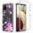 Custodia Silicone Trasparente Ultra Sottile Morbida Cover Fronte e Retro 360 per Samsung Galaxy M12 Rosa