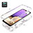 Custodia Silicone Trasparente Ultra Sottile Morbida Cover Fronte e Retro 360 per Samsung Galaxy M32 5G
