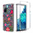 Custodia Silicone Trasparente Ultra Sottile Morbida Cover Fronte e Retro 360 per Samsung Galaxy S20 Lite 5G Rosso