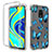 Custodia Silicone Trasparente Ultra Sottile Morbida Cover Fronte e Retro 360 per Xiaomi Redmi Note 9 Pro Max Blu