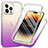 Custodia Silicone Trasparente Ultra Sottile Morbida Cover Fronte e Retro 360 ZJ1 per Apple iPhone 13 Pro Max Viola