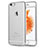 Custodia Silicone Trasparente Ultra Sottile Morbida Cover H17 per Apple iPhone 6S Argento