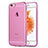 Custodia Silicone Trasparente Ultra Sottile Morbida Cover H17 per Apple iPhone 6S Rosa