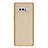Custodia Silicone Trasparente Ultra Sottile Morbida H01 per Samsung Galaxy Note 8 Oro
