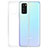 Custodia Silicone Trasparente Ultra Sottile Morbida K01 per Huawei Honor V30 Pro 5G Chiaro