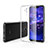 Custodia Silicone Trasparente Ultra Sottile Morbida K01 per Huawei Mate 20 Lite Chiaro