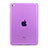 Custodia Silicone Trasparente Ultra Sottile Morbida per Apple iPad Mini 4 Viola