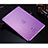 Custodia Silicone Trasparente Ultra Sottile Morbida per Apple iPad Mini 4 Viola