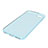 Custodia Silicone Trasparente Ultra Sottile Morbida per Apple iPhone 6 Plus Blu