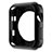 Custodia Silicone Trasparente Ultra Sottile Morbida per Apple iWatch 3 38mm Nero