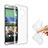 Custodia Silicone Trasparente Ultra Sottile Morbida per HTC One M9 Plus Chiaro