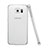 Custodia Silicone Trasparente Ultra Sottile Morbida per Samsung Galaxy S6 Duos SM-G920F G9200 Chiaro