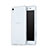 Custodia Silicone Trasparente Ultra Sottile Morbida per Sony Xperia Z3+ Plus Bianco