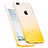Custodia Silicone Trasparente Ultra Sottile Morbida Sfumato con Anello Supporto per Apple iPhone 8 Plus Giallo