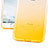 Custodia Silicone Trasparente Ultra Sottile Morbida Sfumato con Anello Supporto per Apple iPhone 8 Plus Giallo