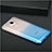 Custodia Silicone Trasparente Ultra Sottile Morbida Sfumato G01 per Huawei Honor 6A Blu
